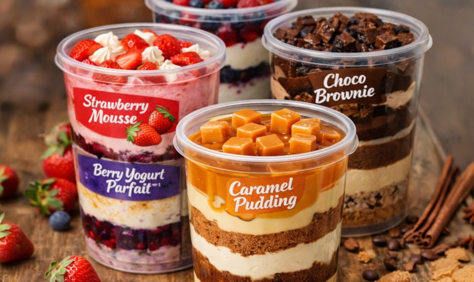 Пластикова тара для десертів