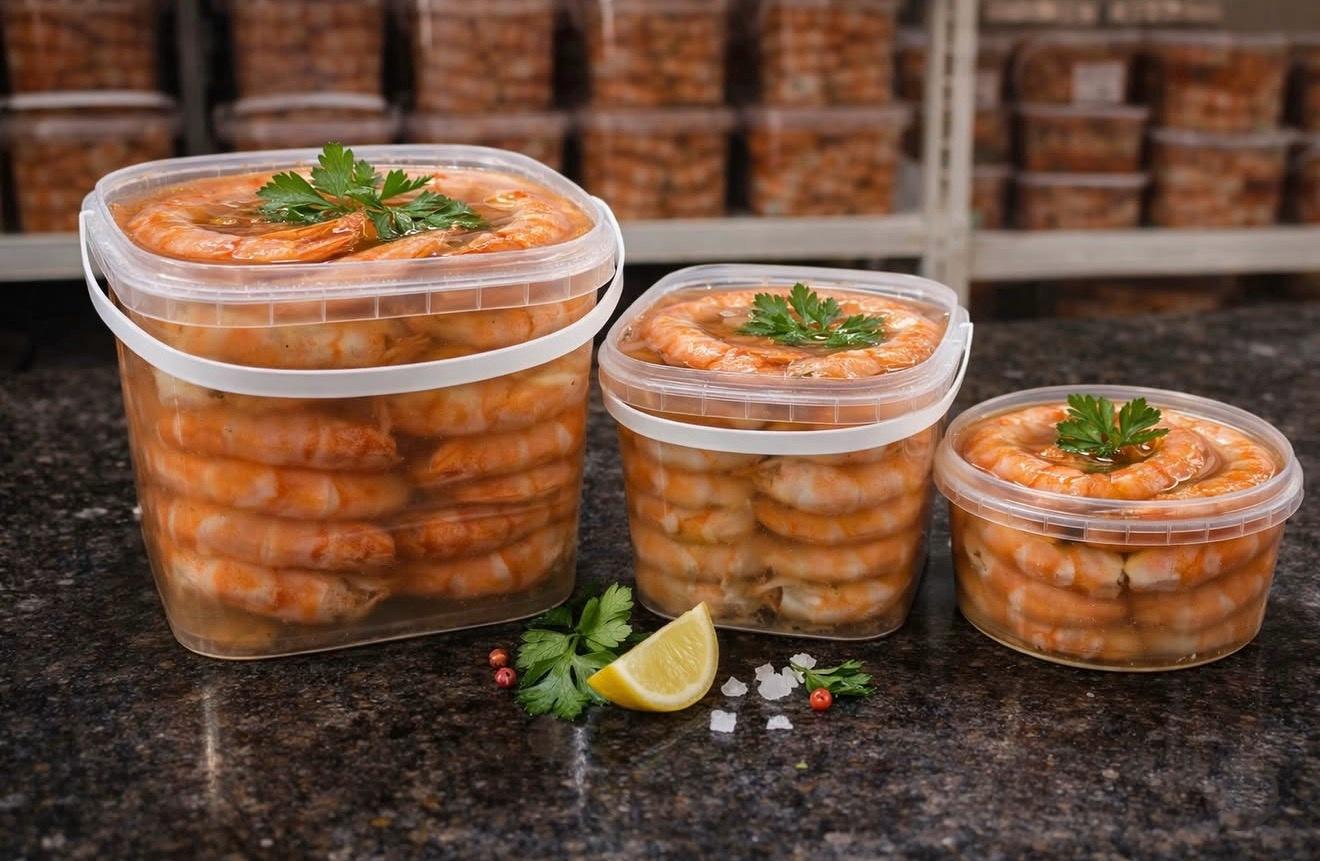 Пластикова тара для морепродуктів