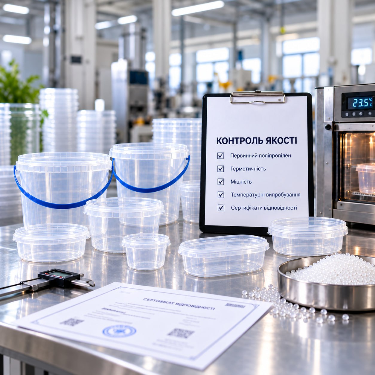 Харчова пластикова тара: методи контролю якості від Plast Mould